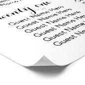 Mariage simple et chic -Plus de tables | Tableau d (Coin)