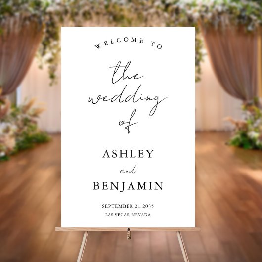 Mariage simple et élégant Accueil