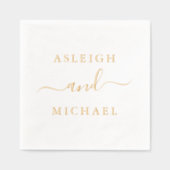 Mariage simple et élégant de noms de couple (Recto)