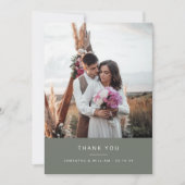 Mariage simple et minimaliste merci 2 photos (Devant)