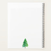 Mariage simple jour aquarelle arbre forestier (Dos)