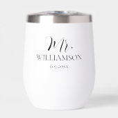 Mariage simple M. Mme Noms Date Personnalisée (Avant)