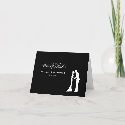Mariage simple, Merci noir, mariée blanche (Devant)