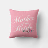 Mariage Simple Mère de la Mariée | Coussin Décorat (Verso)