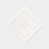 Mariage simple Monogramme élégant (Droite)