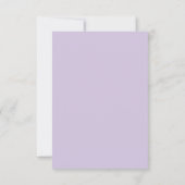 Mariage simple RSVP Code QR Violet (Dos)