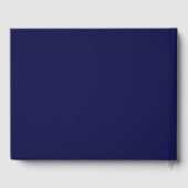 Mariage simple Stylisé bleu marine (Verso)