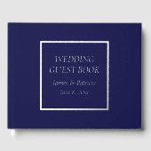 Mariage simple Stylisé bleu marine (Recto)