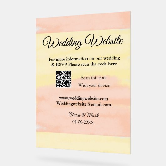 Mariage site web ajouter Q R code scanner ajouter  (Angle)