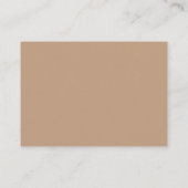 Mariage Site Web QR Photo Taupe Enclôture Carte (Dos)