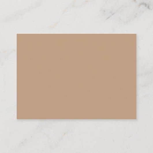 Mariage Site Web QR Photo Taupe Enclôture Carte (Dos)