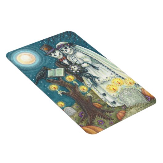 Mariage SKELETON DANS LE Rectangle DE MAGNET DU CE (Côté Droit)