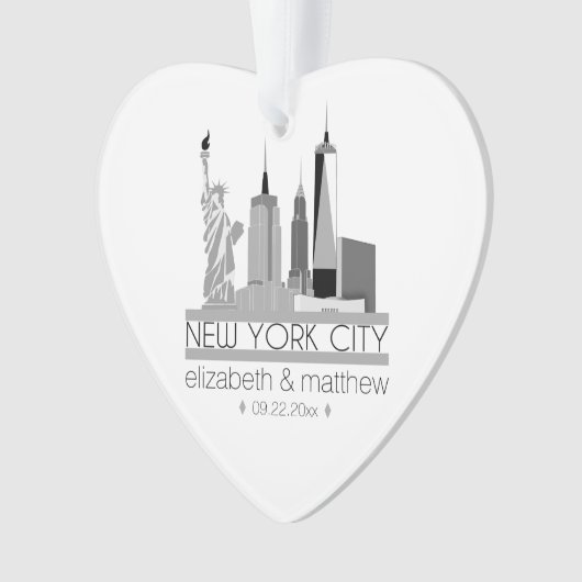 Mariage Skyline de New York (devant)