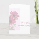 Mariage. Sœur. Carte de demoiselle d'honneur. Fleu (Dos)