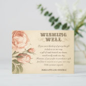 mariage souhaitant des cartes bien vintages (Debout devant)