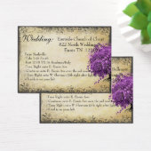 Mariage sous l'arbre à feuilles en forme de cœur v (Bureau)