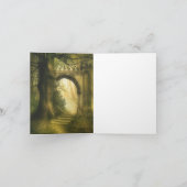 Mariage sous l'arche de la forêt enchantée, Merci (Intérieur)