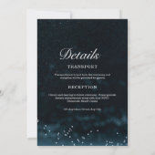 Mariage Sous Les Étoiles Invitation Céleste (Dos)