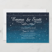 Mariage sous les étoiles invitations (Devant)