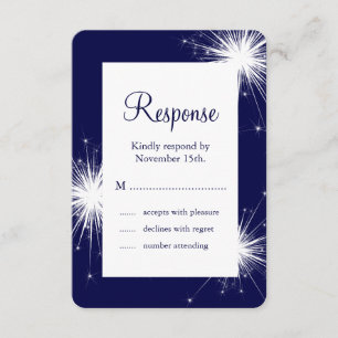 Mariage Sparkler RSVP 2