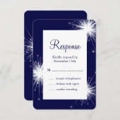 Mariage Sparkler RSVP 2 (Devant / Derrière)