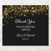 Mariage Sparkling Wine Bottle Étiquette (Étiquettes simples)