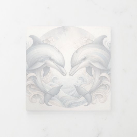 Mariage Spécial Ajouter Photo Faire-part Tri-Fold (Protection)