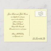 Mariage Steampunk, carte postale invitation (Dos)