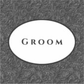 Mariage Sticker Groom (Devant)