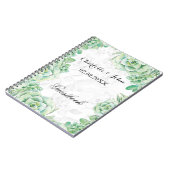 mariage succulent aquarelle Livre d'or (Côté gauche)