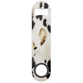 Mariage Sud-Ouest Cuir de Vache Noir Blanc Or (Devant)