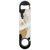 Mariage Sud-Ouest Cuir Noir Blanc Or (Dos)