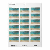 Mariage sur la plage, Étiquette des éclairs de coq (Feuille entière)