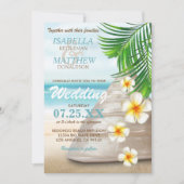 Mariage sur la plage | Invitations (Devant)