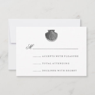 Mariage sur la Plage RSVP Coquille Saint-Jacques N