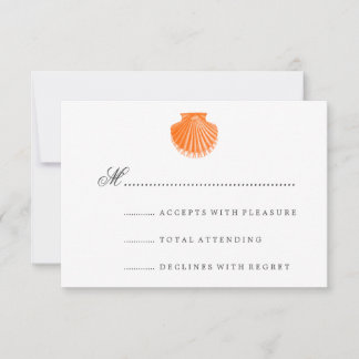 Mariage sur la plage RSVP Coquille Saint-Jacques O
