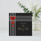 Mariage Sweetheart Renouveler Vows Invitation (Debout devant)