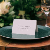 Mariage Table Place Cartes Nom du client et choix 