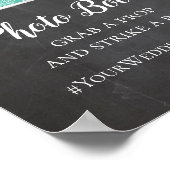 Mariage tableau à la craie photomaton. Hashtag mod (Coin)