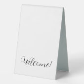 Mariage Tabletop Signes minimaux (Verso)
