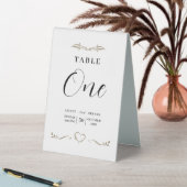 Mariage Tabletop Signes minimaux (En SItu (Tableau))