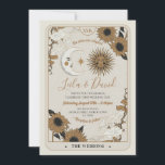 Mariage Tarot Moon Sun Stars The Lovers Invitation<br><div class="desc">Mariage Tarot Moon Sun Étoiles L'Invitation Des Amoureux. Modifiez le texte pour convenir à votre fête de mariage. Reportez-vous à la collection de mariages correspondante.</div>