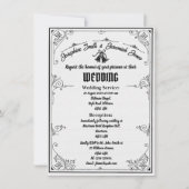 Mariage texturé Bells e Card Invitation (Devant)