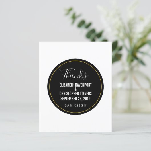 MARIAGE THANKS MODÈLE (Debout devant)