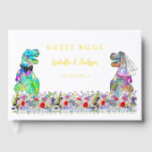 Mariage Thème Dinosaures Or (Recto)