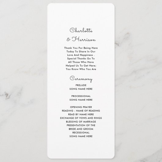 Mariage Time Line Programme Icônes mignonnes (Dos)