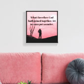 Mariage - Toile Emballée Premium (Gloss) (Insitu(Salon))