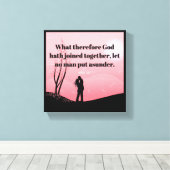 Mariage - Toile Emballée Premium (Gloss) (Insitu (Plancher de Bois))