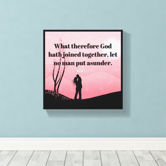 Mariage - Toile Emballée Premium (Gloss) (Insitu (Plancher de Bois))