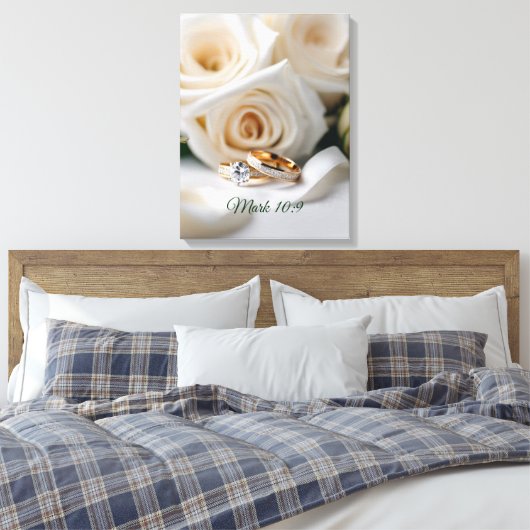 Mariage - Toile encadrée Premium (Brillant) (Insitu(Chambre))